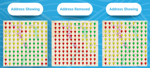 Showing the impact of removing an address